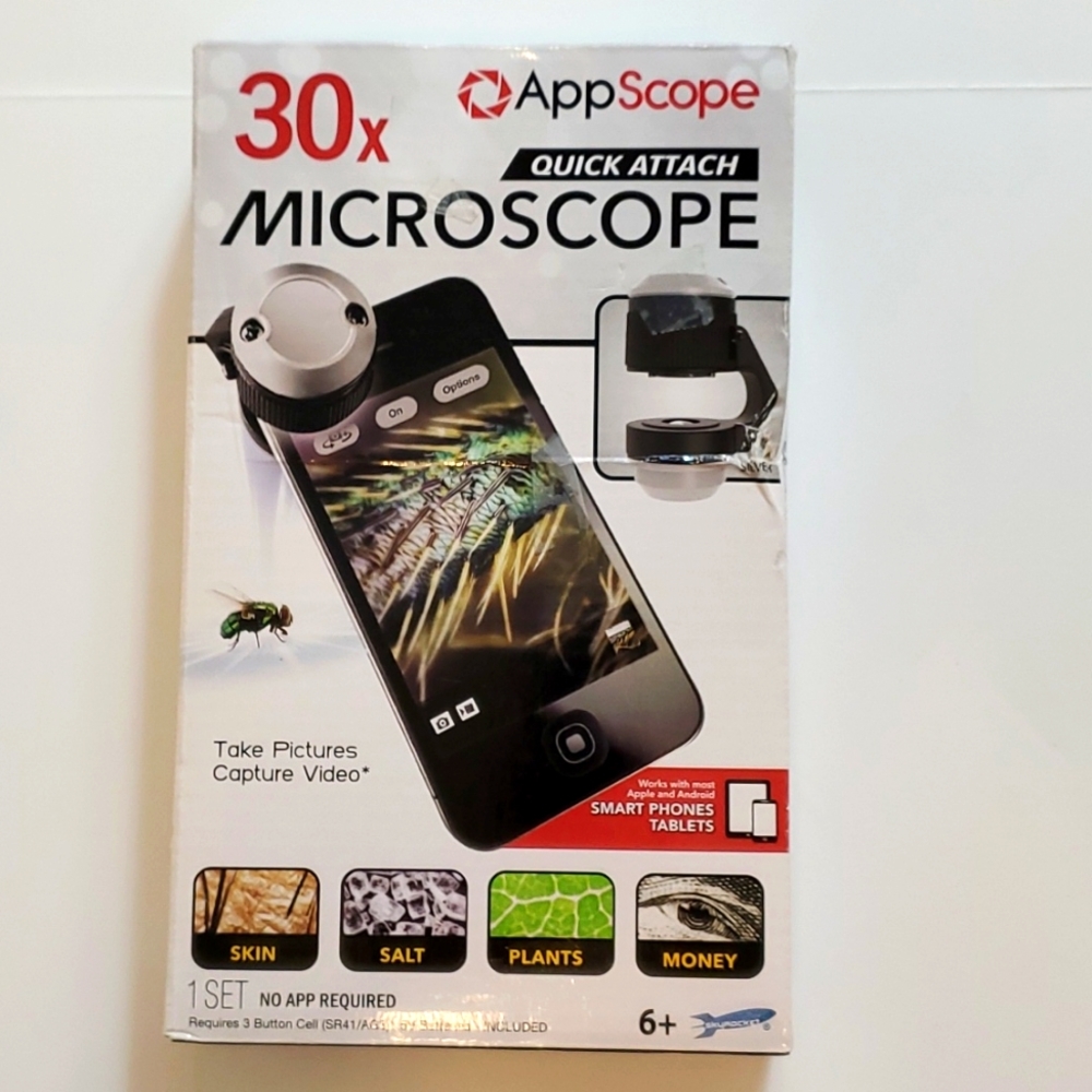 AppScope 30x quick attach microscope